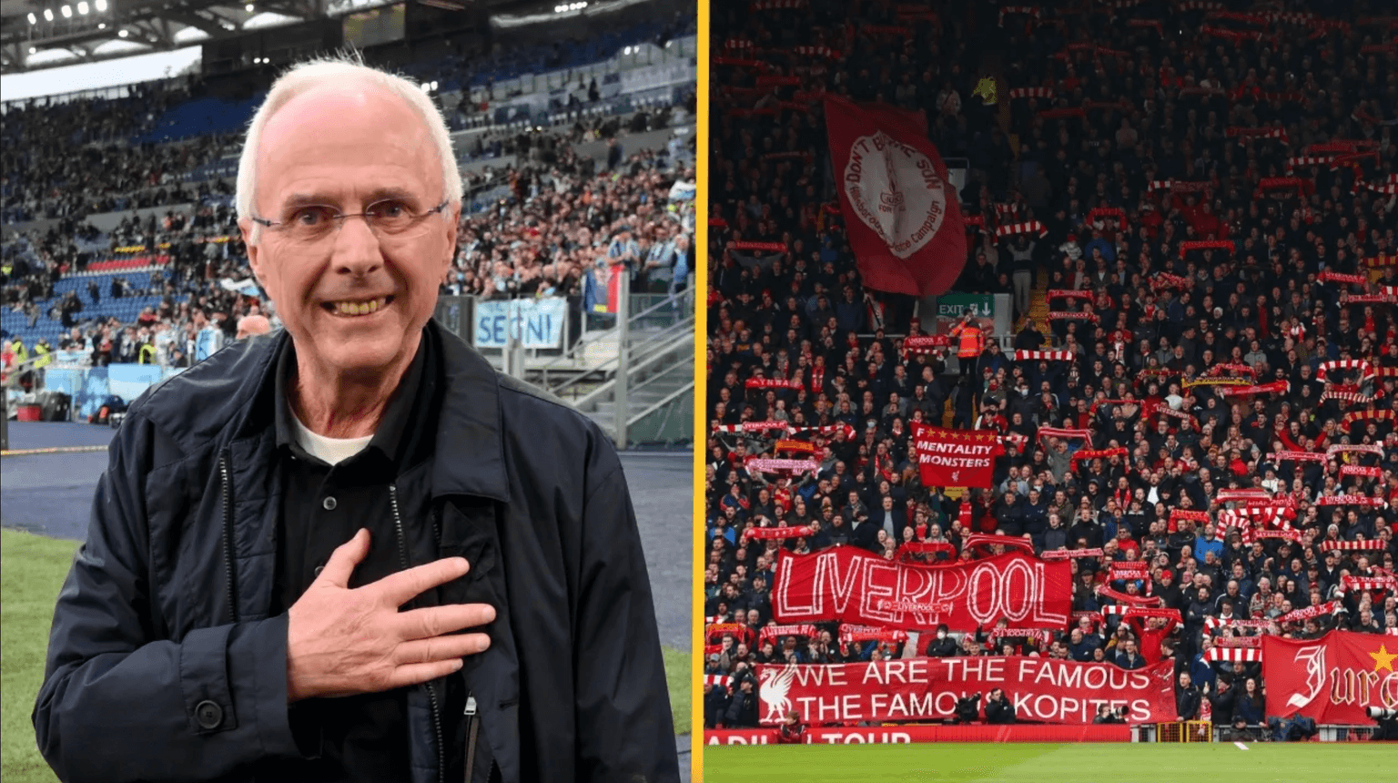 Sven-Goran Eriksson to fulfil lifelong dream of managing Liverpool today