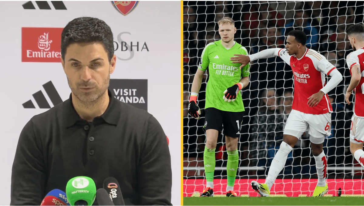 Mikel Arteta sends message to Aaron Ramsdale after major error in Brentford win
