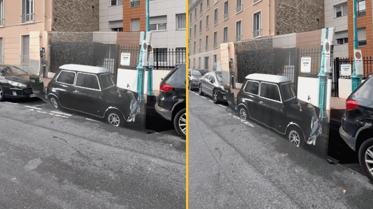 Man comes up with ingenious solution to stop neighbours stealing his parking space Man comes up with ingenious solution to stop neighbours stealing his parking space