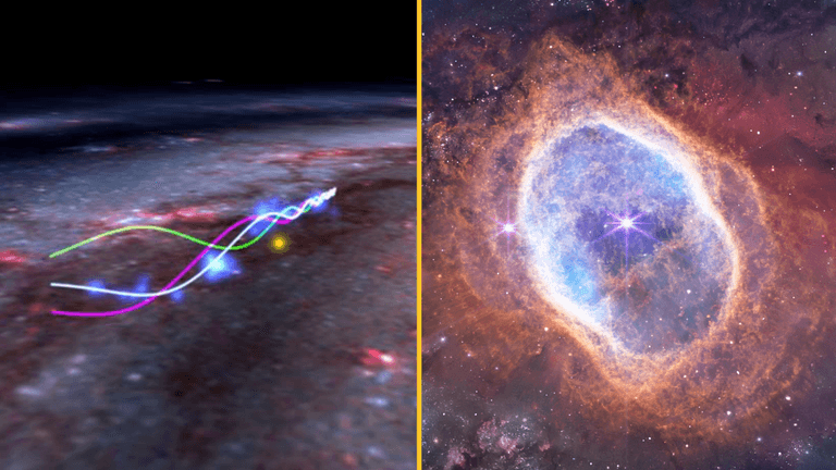 Scientists left puzzled by ‘giant cosmic serpent’ wave at edge of galaxy Scientists left puzzled by ‘giant cosmic serpent’ wave at edge of galaxy