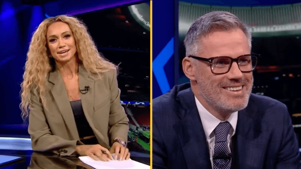 Kate Abdo addresses Jamie Carragher’s controversial comments in TV speech