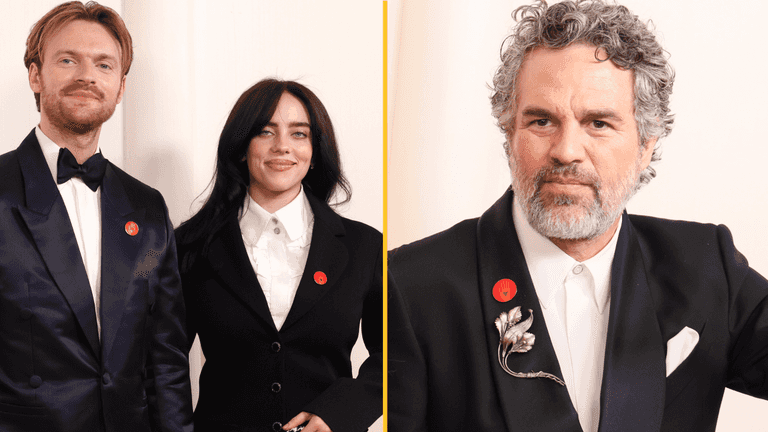 Here’s why people were wearing red pins at the Oscars Here’s why people were wearing red pins at the Oscars