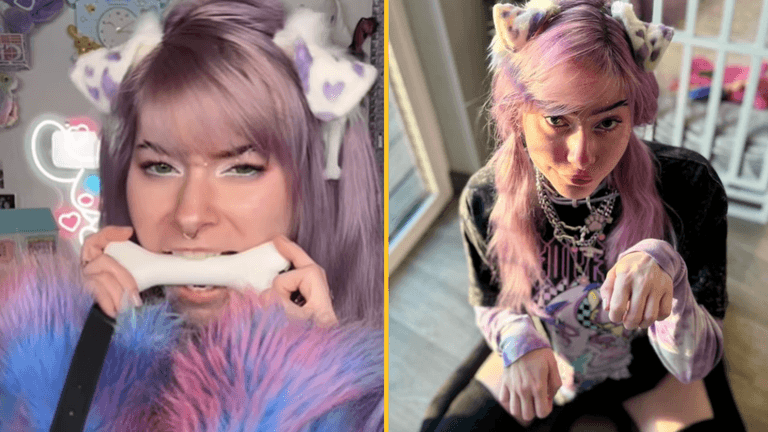 Woman who identifies as a dog ‘eats pet food and sleeps in a crate’ Woman who identifies as a dog ‘eats pet food and sleeps in a crate’