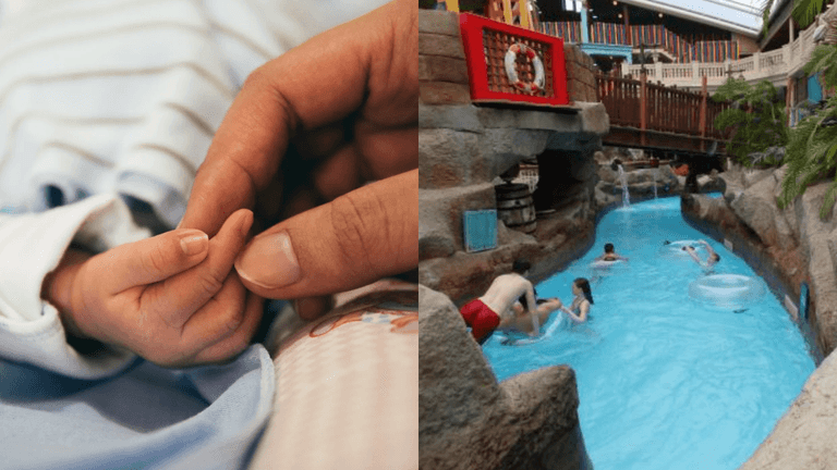 Mum left ‘upset and appalled’ after water park staff told her to stop breastfeeding baby in lazy river Mum left ‘upset and appalled’ after water park staff told her to stop breastfeeding baby in lazy river