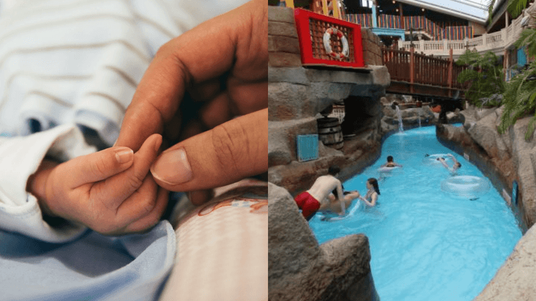Mum left ‘upset and appalled’ after water park staff told her to stop breastfeeding baby in lazy river Mum left ‘upset and appalled’ after water park staff told her to stop breastfeeding baby in lazy river