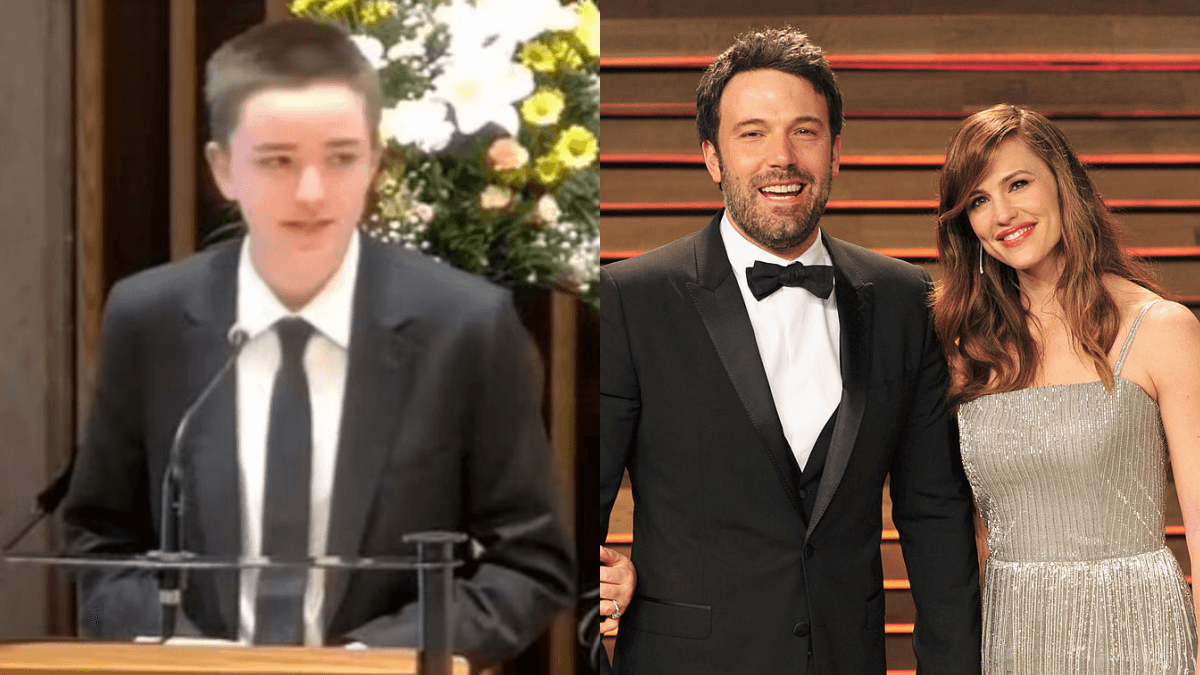 Ben Affleck and Jennifer Garner’s child introduces their new name at grandad’s funeral