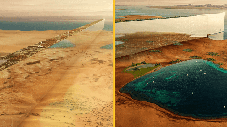 Saudi Arabia scales back plans for ‘The Line’ from 105 miles to 1.5 miles Saudi Arabia scales back plans for ‘The Line’ from 105 miles to 1.5 miles