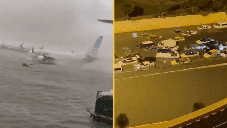 Dubai ‘underwater’ as city hit with two years’ worth of rain in one day Dubai ‘underwater’ as city hit with two years’ worth of rain in one day