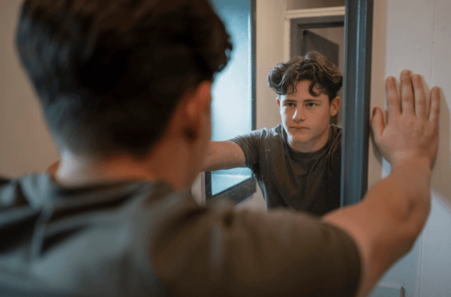 Dad sparks debate for telling son to ‘man up’ after seeing him crying