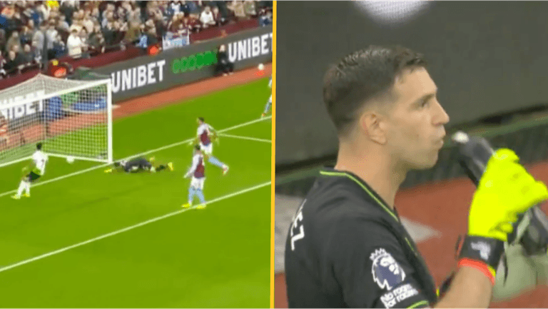 Emi Martinez concedes nightmare own goal in opening stages of Villa vs Liverpool Emi Martinez concedes nightmare own goal in opening stages of Villa vs Liverpool