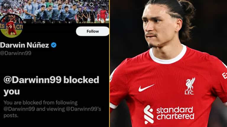 Darwin Nunez blocks Liverpool fan pages after deleting all trace of the club from his Instagram Darwin Nunez blocks Liverpool fan pages after deleting all trace of the club from his Instagram