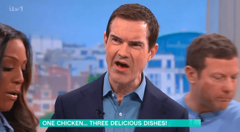Jimmy Carr sparks outrage with ‘car crash’ This Morning appearance Jimmy Carr sparks outrage with ‘car crash’ This Morning appearance