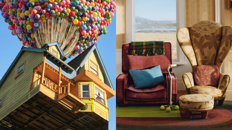 You can now stay in the house from Up that actually floats in the air You can now stay in the house from Up that actually floats in the air