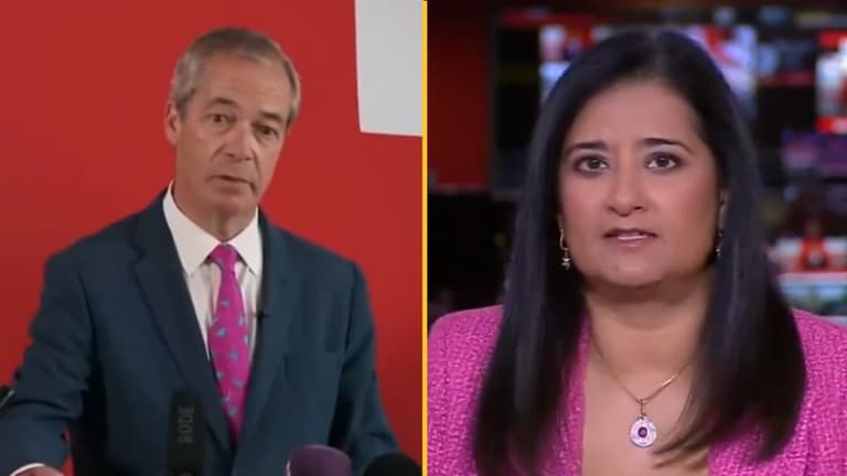 BBC News presenter apologises after sharing thoughts on Nigel Farage on air BBC News presenter apologises after sharing thoughts on Nigel Farage on air