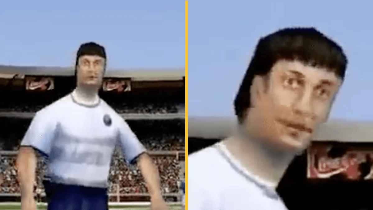 People can’t believe what former England star looks like in Euro 2000 video game