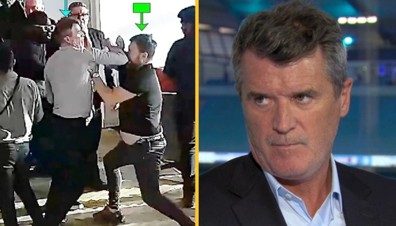 Roy Keane accused of elbowing Arsenal fan who ‘headbutted’ him