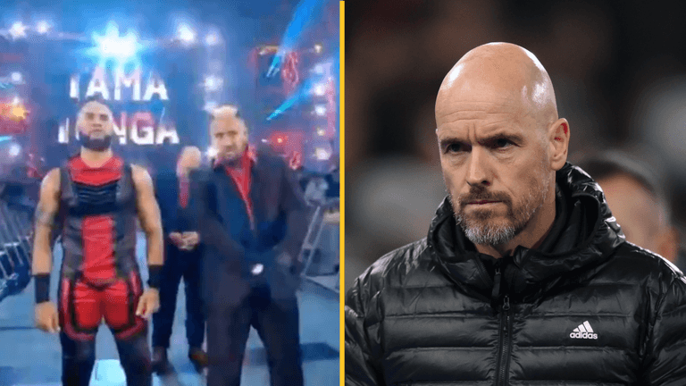 Erik ten Hag brutally trolled by WWE commentator during Smackdown Erik ten Hag brutally trolled by WWE commentator during Smackdown