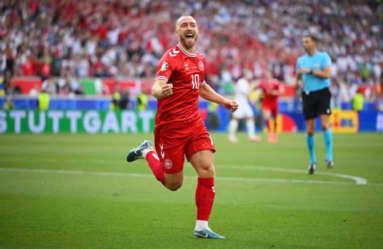Christian Eriksen scores for Denmark at Euro 2024 1,100 days after cardiac arrest Christian Eriksen scores for Denmark at Euro 2024 1,100 days after cardiac arrest