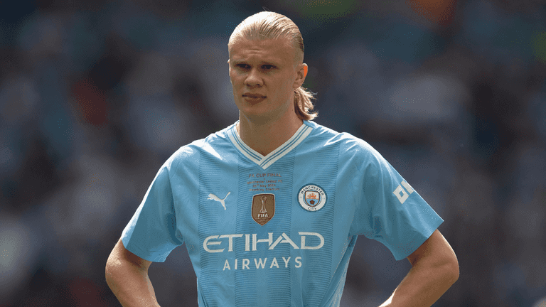 Erling Haaland gives blunt answer on his Man City future Erling Haaland gives blunt answer on his Man City future
