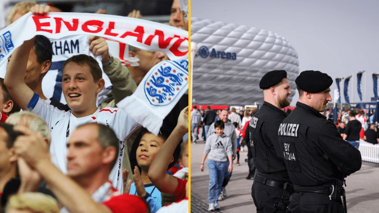 England fans told ‘don’t be dicks’ by German police chief England fans told ‘don’t be dicks’ by German police chief