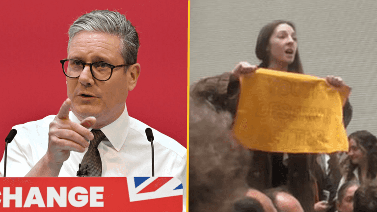 Keir Starmer has brutal response for heckler who claims manifesto is ‘same old Tory policies’ Keir Starmer has brutal response for heckler who claims manifesto is ‘same old Tory policies’