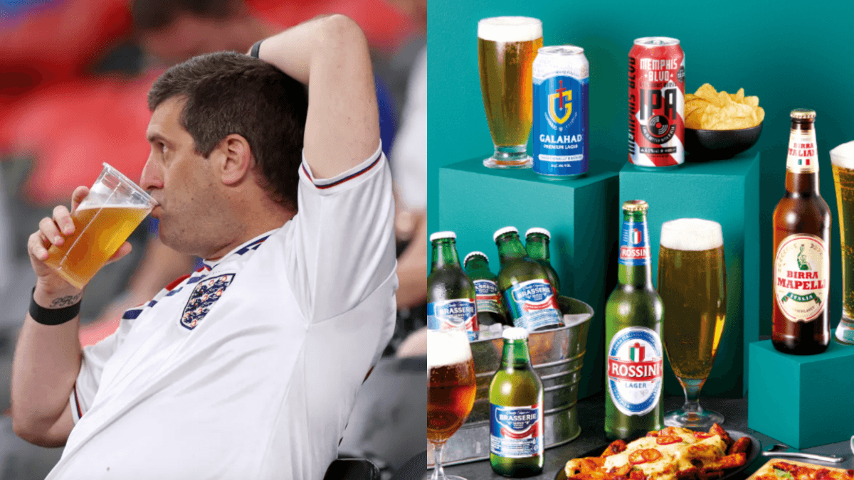 Aldi offering free beer to replace pints spilled when England score at Euros