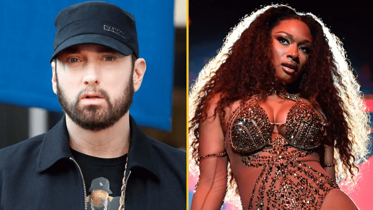 Eminem blasts Megan Thee Stallion in new song referencing her shooting Eminem blasts Megan Thee Stallion in new song referencing her shooting