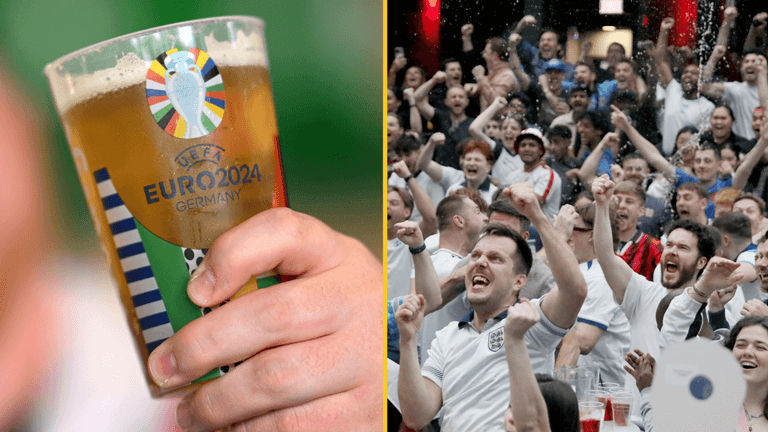 England fans down two months’ worth of beer in 36 hours as Euros campaign gets underway England fans down two months’ worth of beer in 36 hours as Euros campaign gets underway