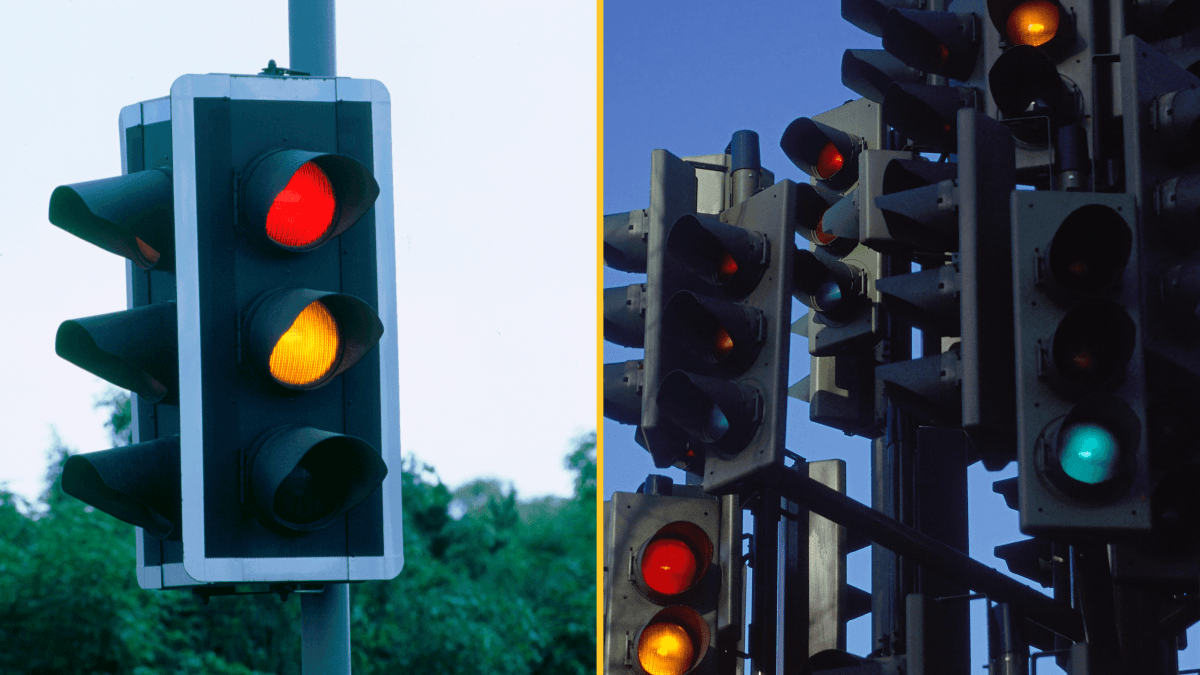 Traffic lights might be getting a new colour