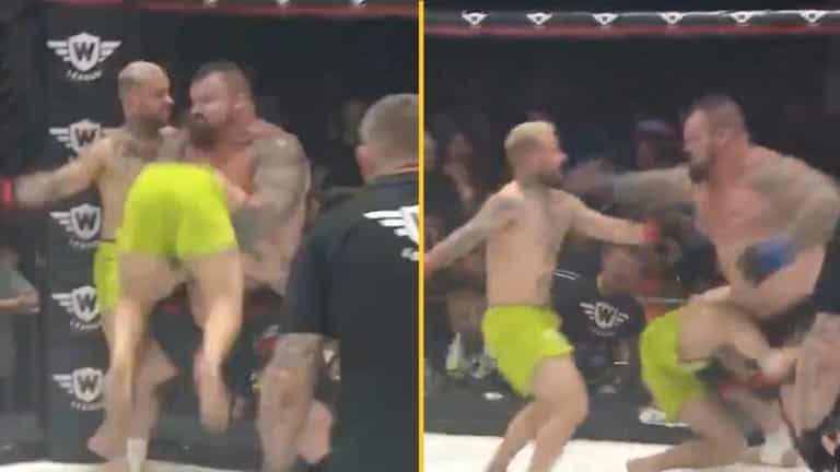 Former world’s strongest man terrifies viewers with brutal knockout of two TikTokers Former world’s strongest man terrifies viewers with brutal knockout of two TikTokers
