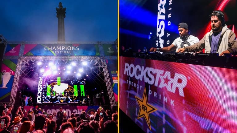Rockstar Energy Drink reignites The Friday Night Show in Trafalgar Square with a vibrant performance from Rudimental Rockstar Energy Drink reignites The Friday Night Show in Trafalgar Square with a vibrant performance from Rudimental