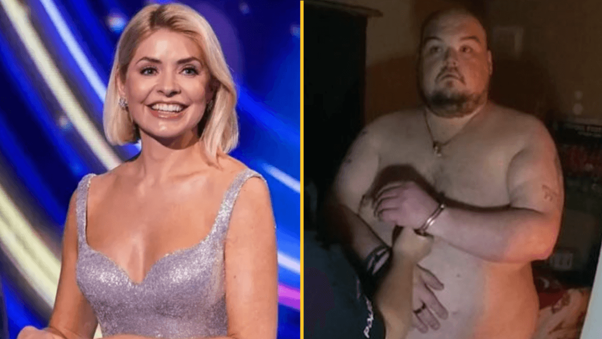 Moment man who planned to kidnap Holly Willoughby was arrested