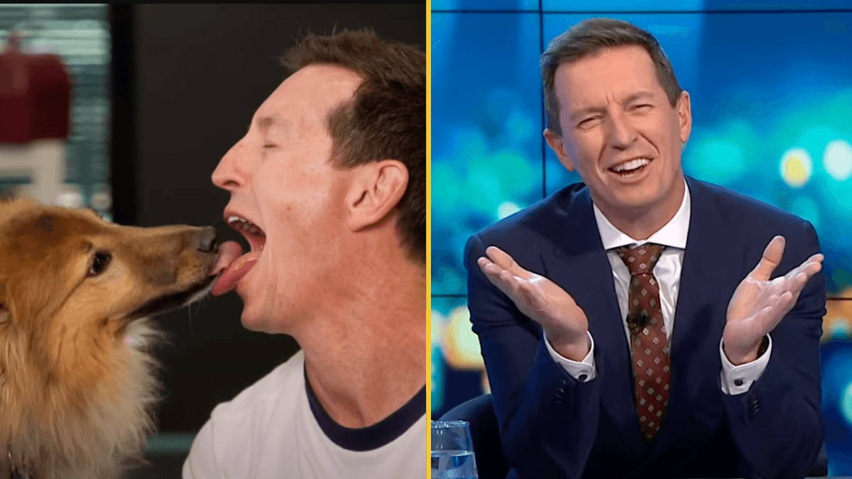 TV star leaves viewers disgusted after letting dog lick inside of his mouth