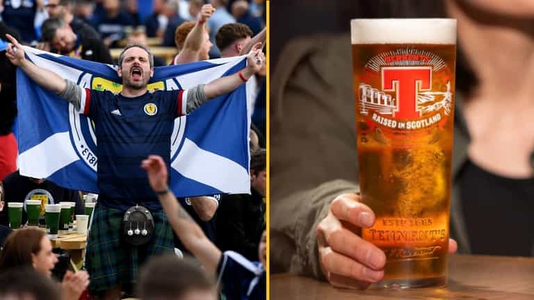 Tennent’s bar at Glasgow airport runs out of Tennent’s at 9am as Scotland fans head to Euro 2024 Tennent’s bar at Glasgow airport runs out of Tennent’s at 9am as Scotland fans head to Euro 2024