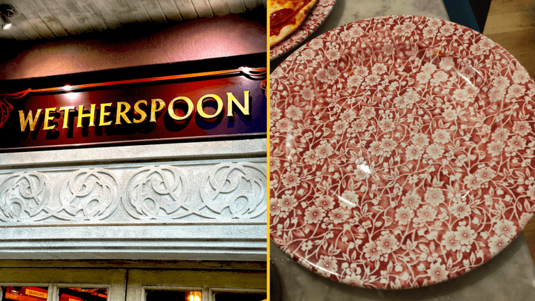People baffled after finding out the mystery behind Wetherspoons’ red plates People baffled after finding out the mystery behind Wetherspoons’ red plates