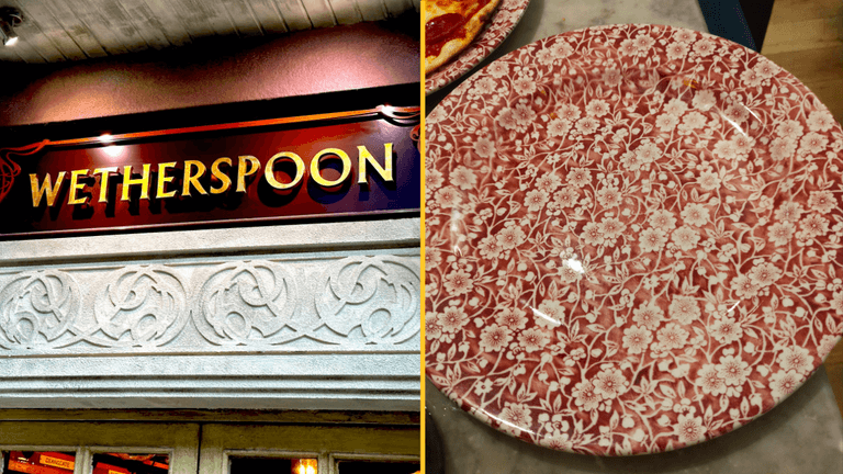 People baffled after finding out the mystery behind Wetherspoons’ red plates People baffled after finding out the mystery behind Wetherspoons’ red plates