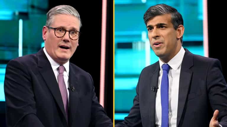 Most Brits think Rishi Sunak won first TV debate with Keir Starmer Most Brits think Rishi Sunak won first TV debate with Keir Starmer