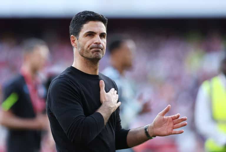 Mikel Arteta leaves press conference in stitches with response to how Arsenal can finish above Man City Mikel Arteta leaves press conference in stitches with response to how Arsenal can finish above Man City