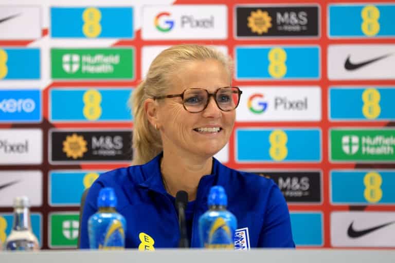Sarina Weigman responds to fan calls to succeed Gareth Southgate as England men’s manager Sarina Weigman responds to fan calls to succeed Gareth Southgate as England men’s manager