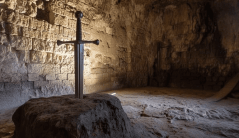 ‘Excalibur’ sword vanishes after being stuck in rock for 1,300 years ‘Excalibur’ sword vanishes after being stuck in rock for 1,300 years