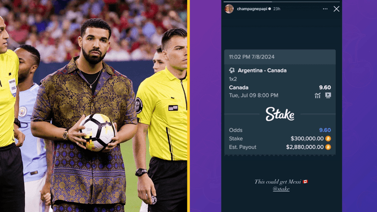 Drake loses $300,000 bet after Argentina beat Canada in Copa America Drake loses $300,000 bet after Argentina beat Canada in Copa America