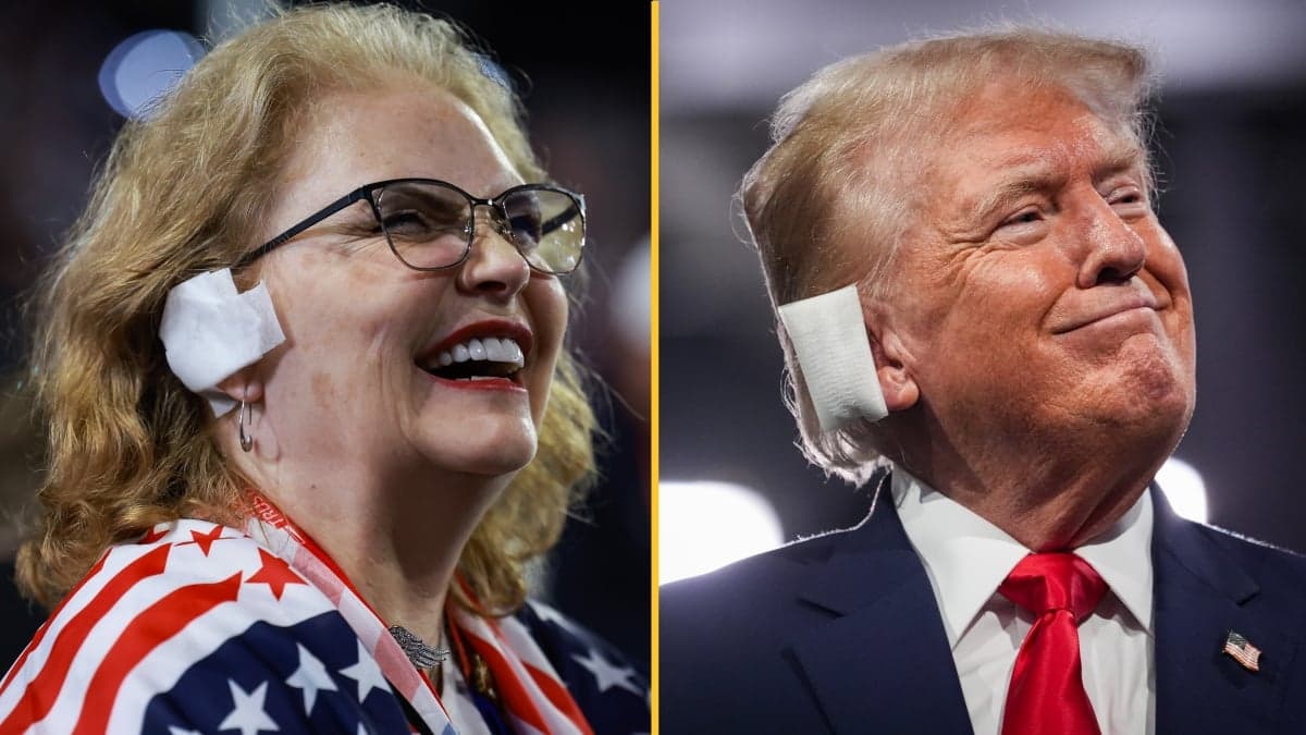 Trump fans bandage ears ‘in support’ of former president after assassination attempt