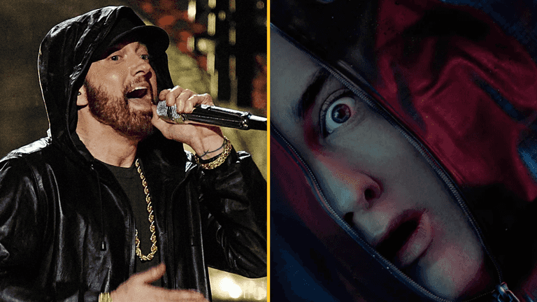 Eminem sends warning to fans listening to his new album today Eminem sends warning to fans listening to his new album today