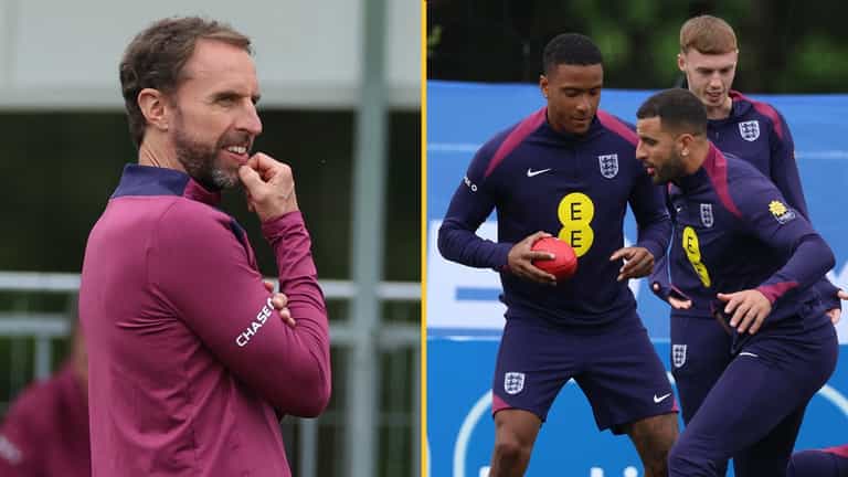 Gareth Southgate set for shock switch to a back three for Switzerland game Gareth Southgate set for shock switch to a back three for Switzerland game