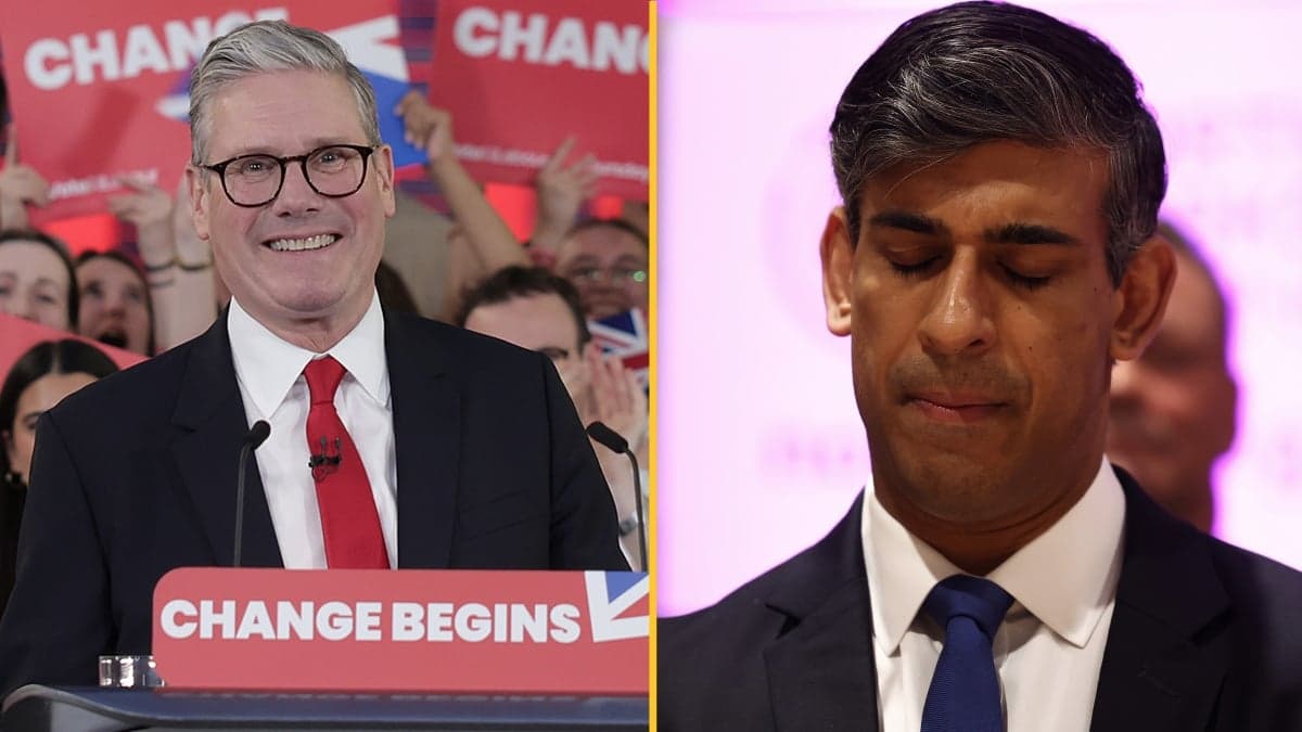 Labour win landslide victory in 2024 general election
