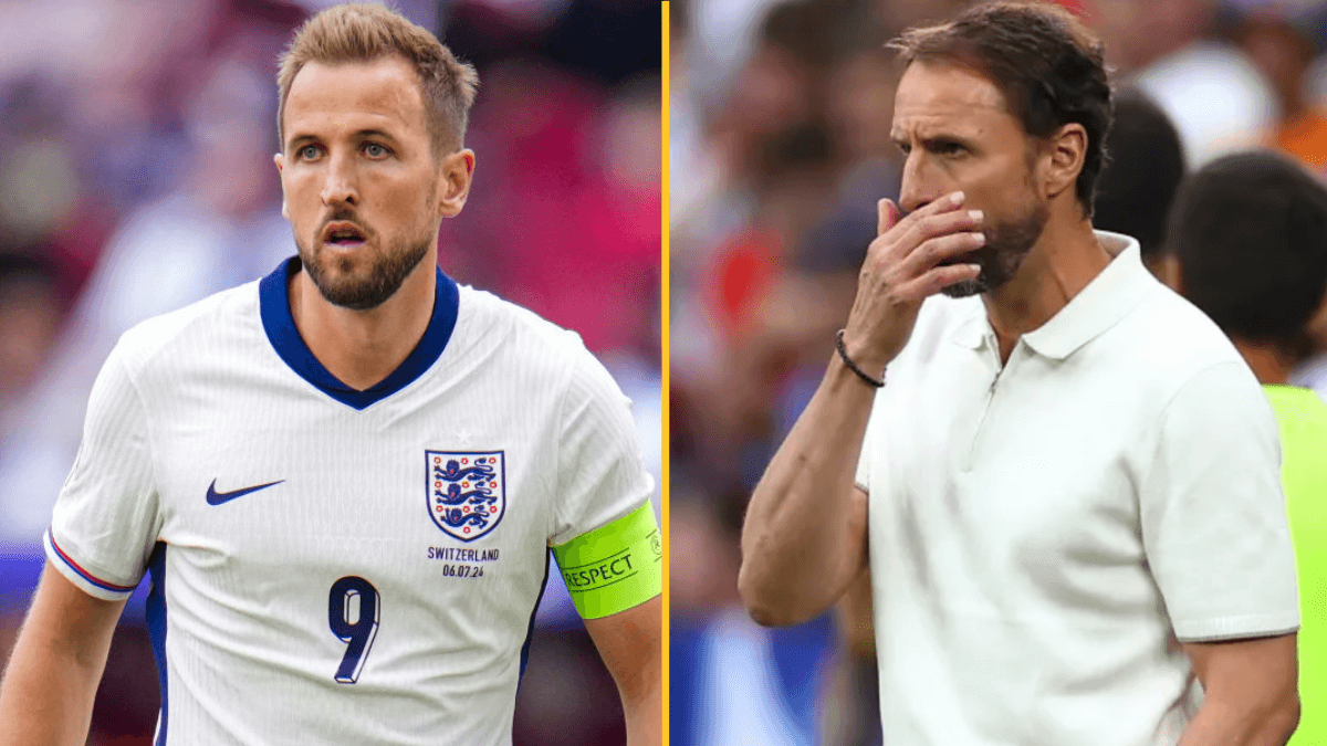Harry Kane’s average position vs Switzerland was deeper than two England defenders
