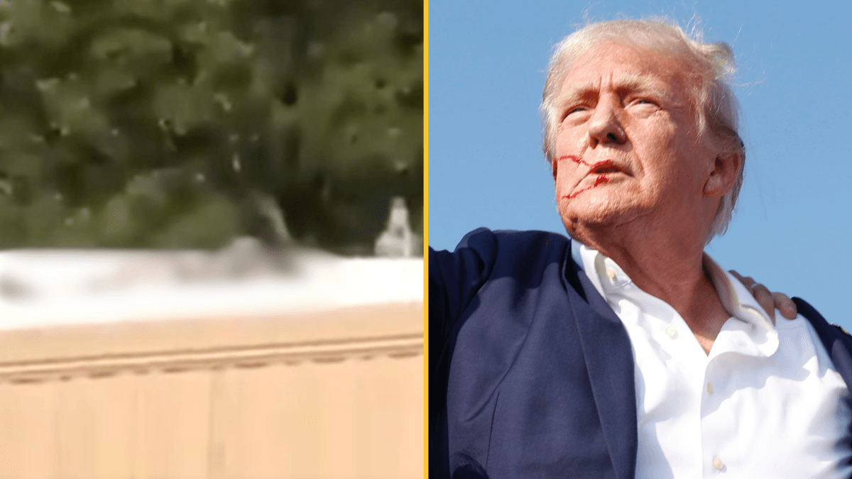 New video shows footage of suspected Trump gunman on rooftop after shooting