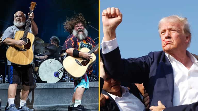 Jack Black’s Tenacious D spark fury after Donald Trump attempted assassination comments Jack Black’s Tenacious D spark fury after Donald Trump attempted assassination comments