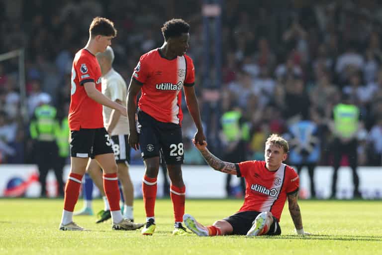 Fans praise Luton Town for committing to keeping the same kit they wore last season Fans praise Luton Town for committing to keeping the same kit they wore last season