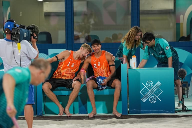 Convicted child rapist volleyball player tears up after being eliminated from Olympics Convicted child rapist volleyball player tears up after being eliminated from Olympics